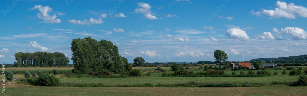 Panoramic Photo Dutch polder landscape