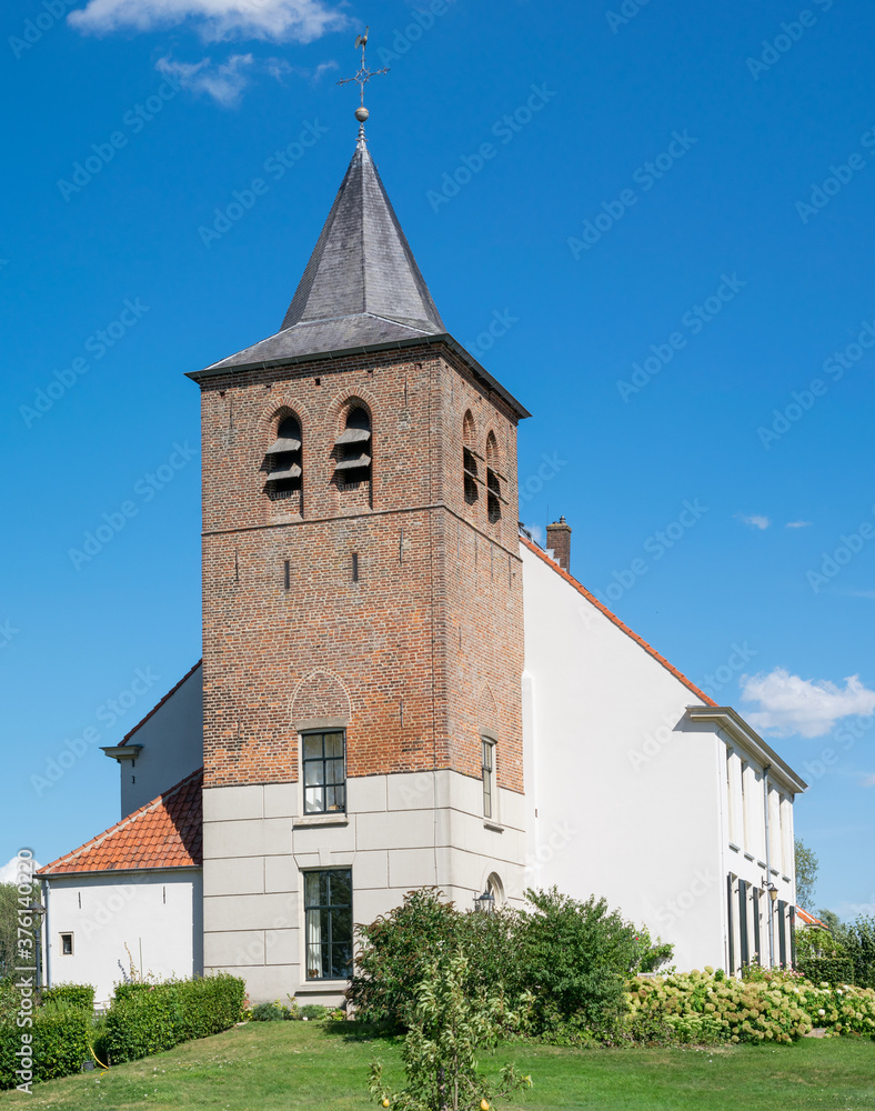 Fototapeta premium Church in the village the Ooij