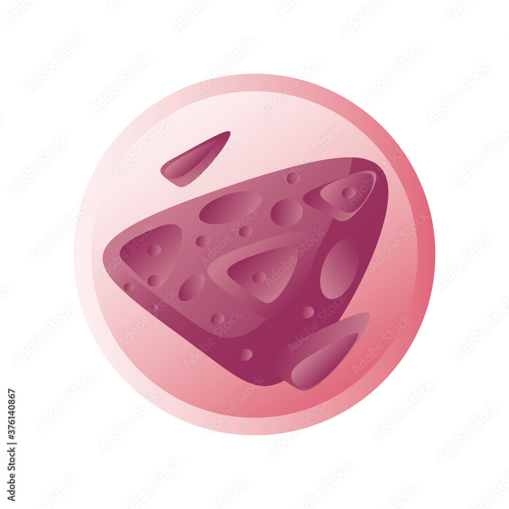 planet or asteroid of the solar system brown color on white background planet or asteroid of the solar system brown color on white background