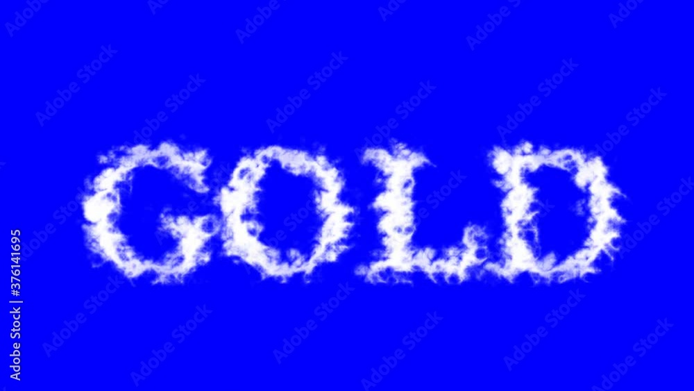 Gold cloud text effect blue isolated background. animated text effect with high visual impact. letter and text effect. Gold cloud text effect blue isolated background. animated text effect with high visual impact. letter and text effect.