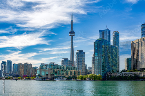 Canvas Print Toronto Skyline in a Sunny Day, Ontario, Canada