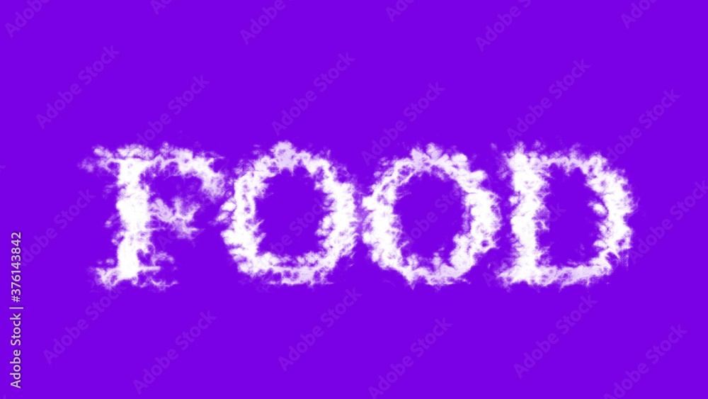 Food cloud text effect violet isolated background. animated text effect with high visual impact. letter and text effect. Food cloud text effect violet isolated background. animated text effect with high visual impact. letter and text effect.