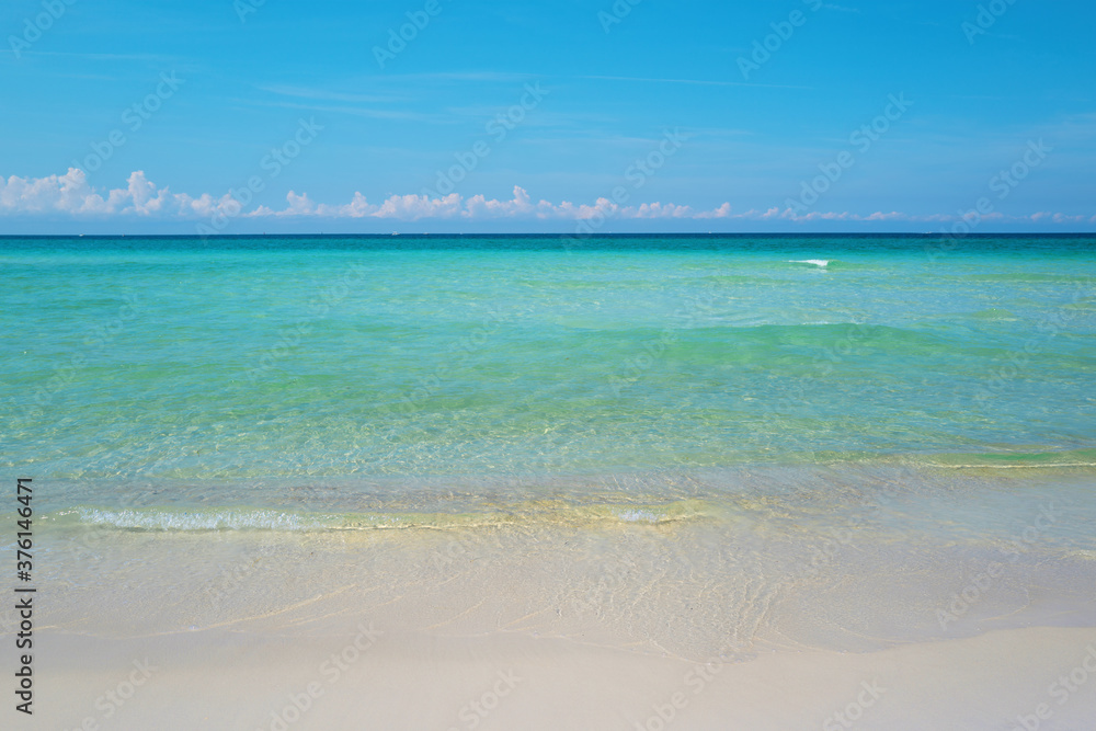 Fototapeta premium Beautiful sea summer or spring abstract background.