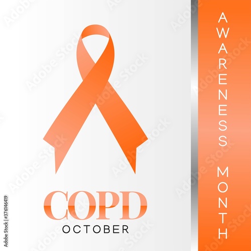 Chronic Obstructive Pulmonary Disease (COPD) Vector Illustration