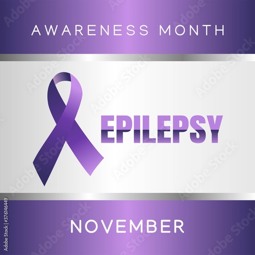 Epilepsy Awareness Month Vector Illustration