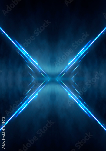 Abstract dark futuristic bl...