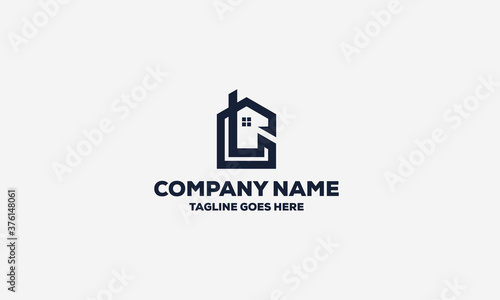 Letter LG With House Vector Logo Design Inspirations