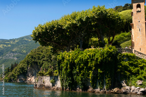 Fototapeta Naklejka Na Ścianę i Meble -  The Villa Balbianello on beautiful  Lake Como in Northern Italy