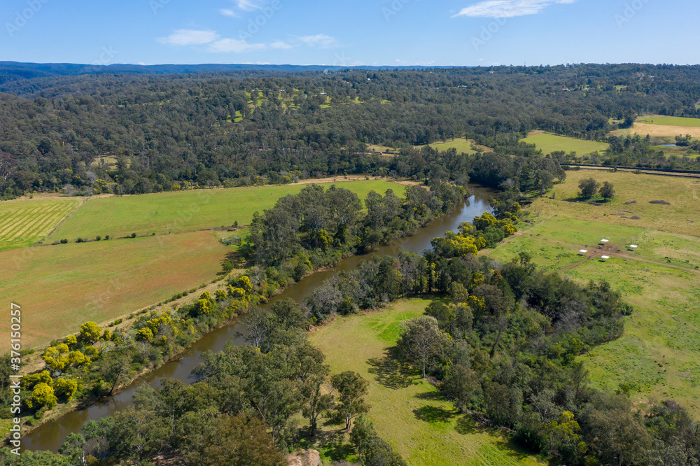 The Nepean River in Wallacia in New South Wales in Australia The Nepean River in Wallacia in New South Wales in Australia