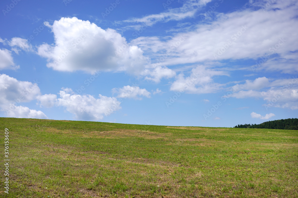 Obraz premium 高原と青空