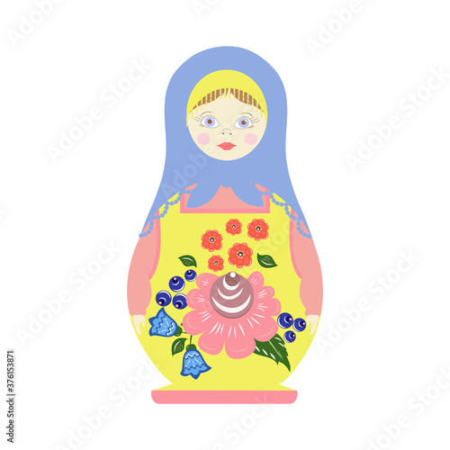 Matryoshka in Russian style