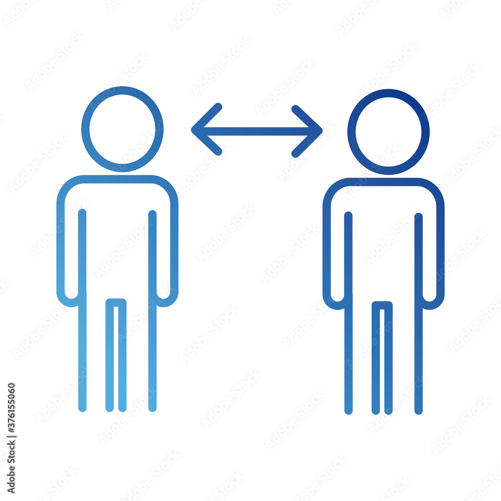 teamworkers figures with arrows coworking gradient style icon teamworkers figures with arrows coworking gradient style icon
