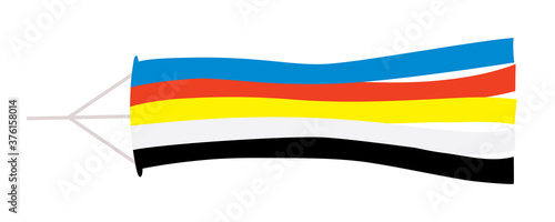 鯉のぼりの吹き流し