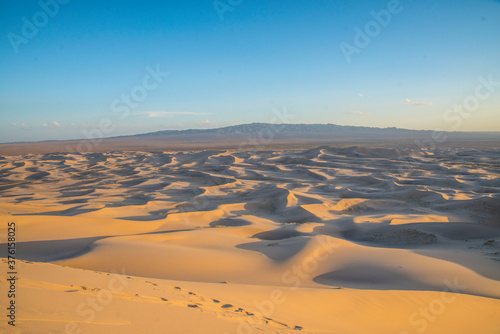 몽골의 모래 사막