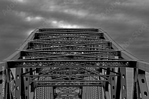 Bridge in black and white