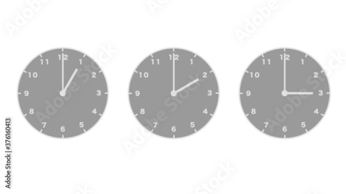 時計_シンプル_グレー_1-3時