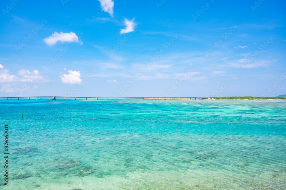 Fototapeta premium 南国の青い海