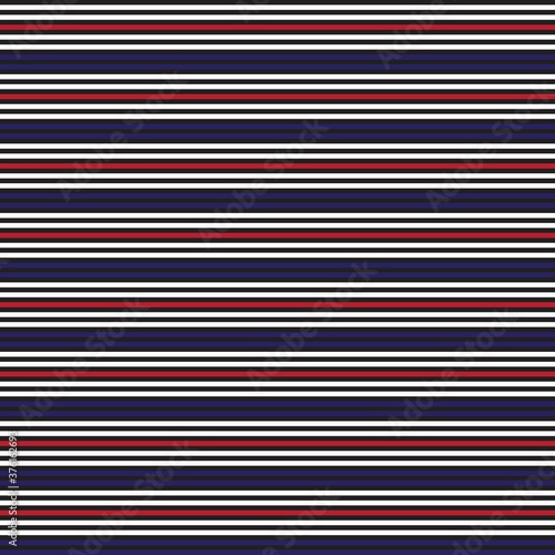 Red Stripe seamless pattern background in horizontal style