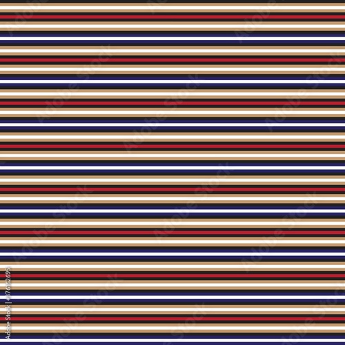 Red Stripe seamless pattern background in horizontal style