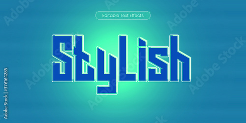 text effect layer style font design typography