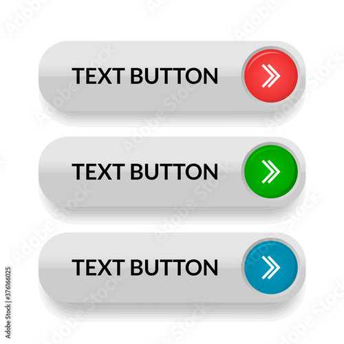 simple and modern button set