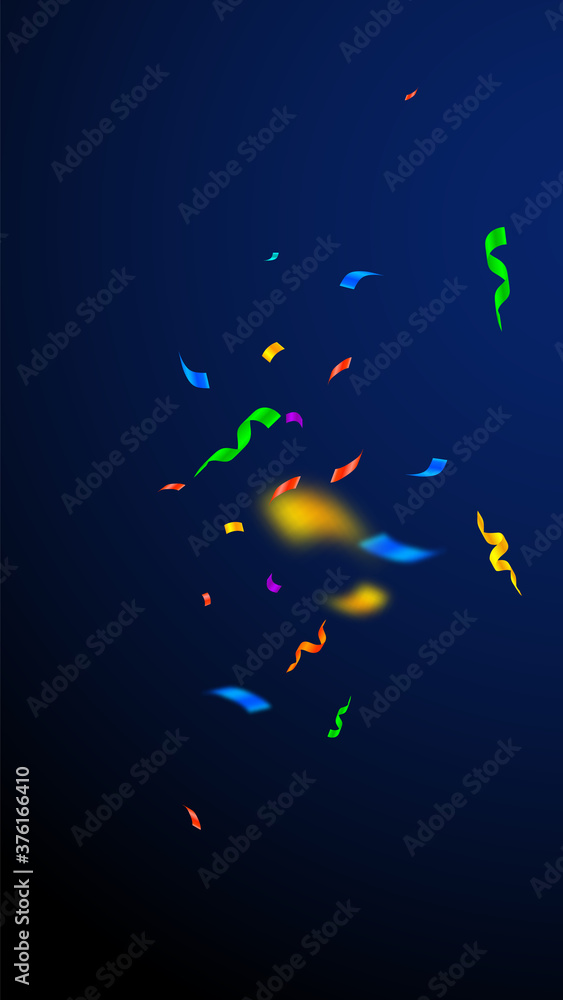 Streamers and confetti. Colorful streamers tinsel Streamers and confetti. Colorful streamers tinsel