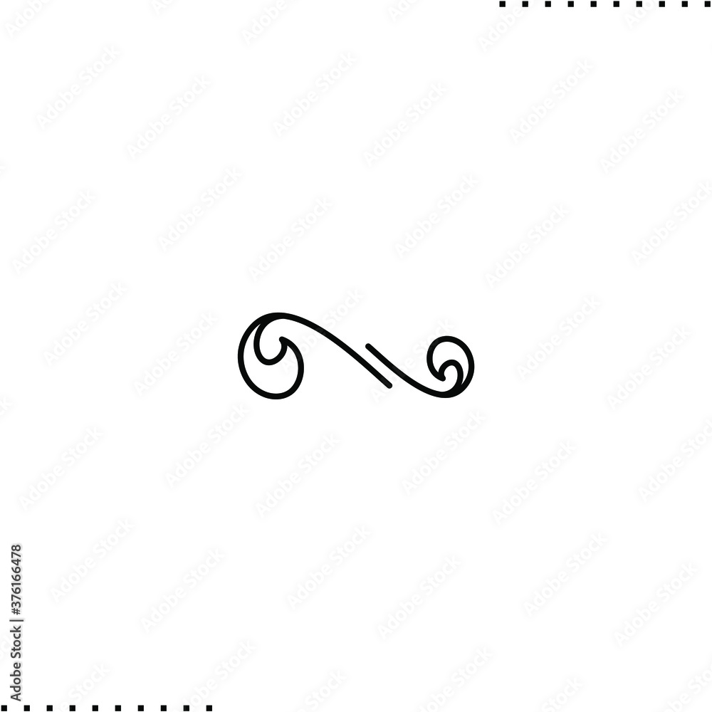 border design element vector icon in outline border design element vector icon in outline