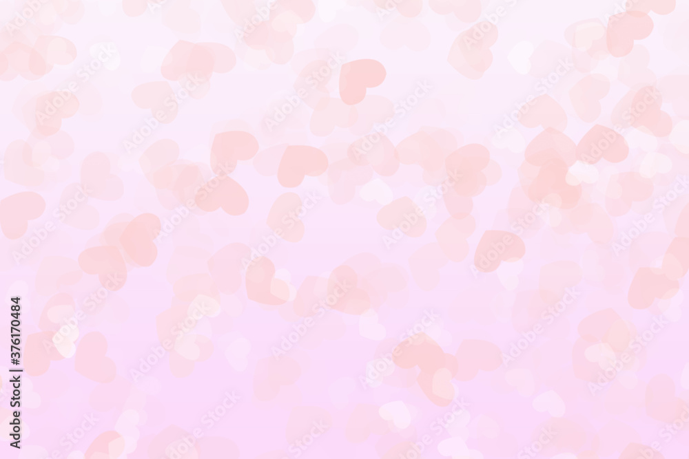 blur heart shape lights bokeh pink soft background. blur heart shape lights bokeh pink soft background.