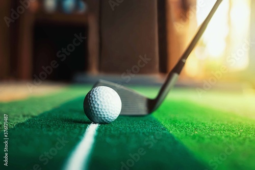 Artificial golf course for small office spaces