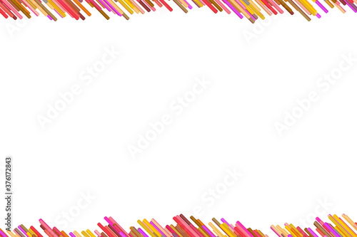 Hand drawn multicolor canvas with vertical lines. Embroidery ornament on white background. Colored thread pattern. Vector Handmade grunge texture. Design for banner, flyer, business card, invitation.