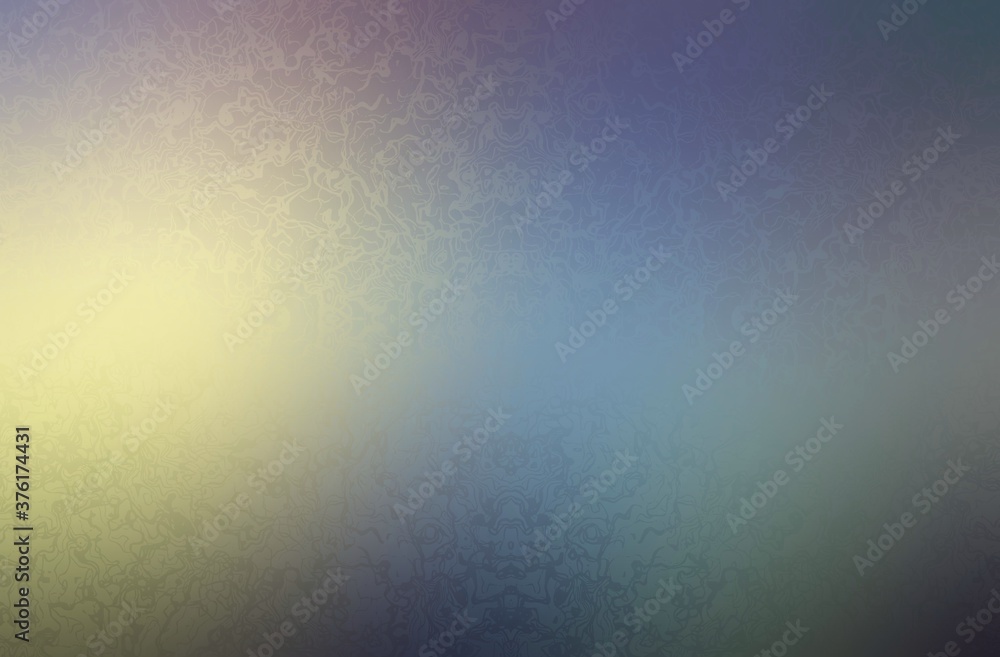 Obraz premium Holographic colored metal texture covered gloss patina pattern. Blue green lilac ombre polished background.