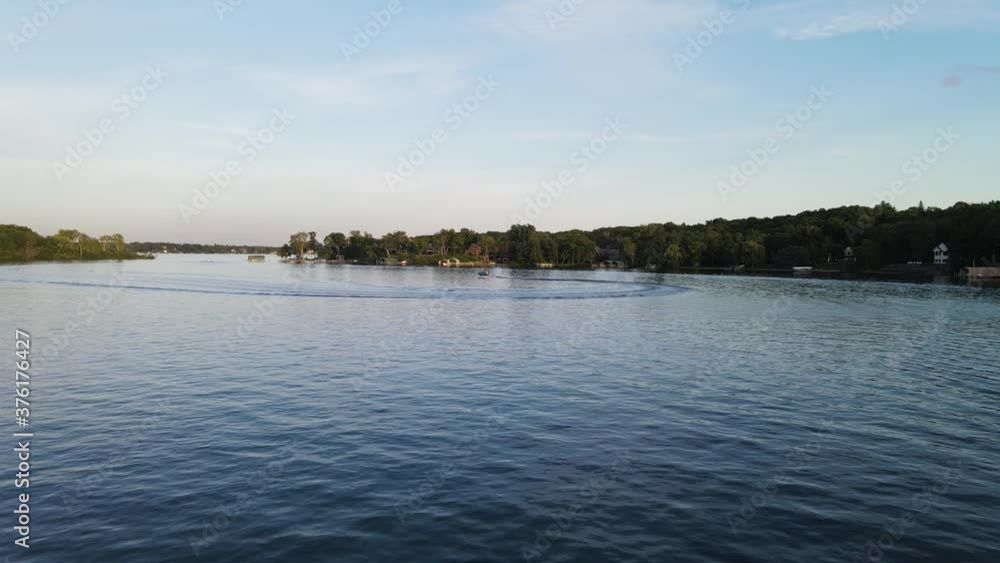 Boat sailing at Lake Minnetonka Boat sailing at Lake Minnetonka