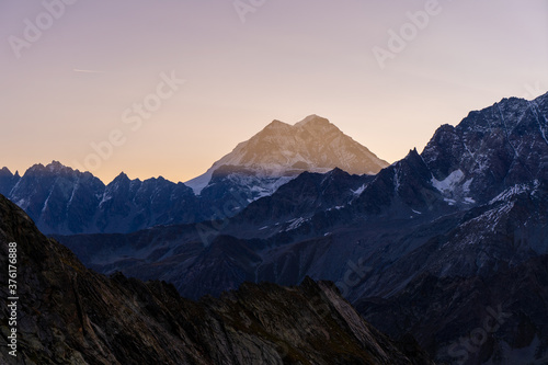 Am gro  en sankt Bernhard in der Schweiz