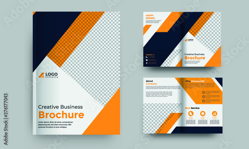 Corporate brochure template or company profile Premium Vector

