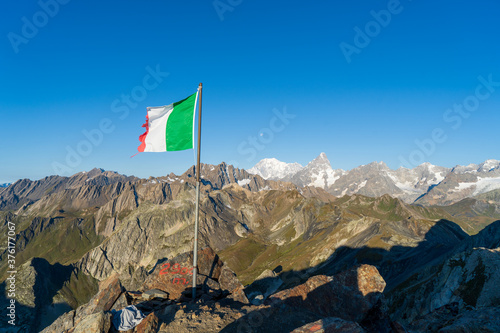 Am großen sankt Bernhard in der Schweiz