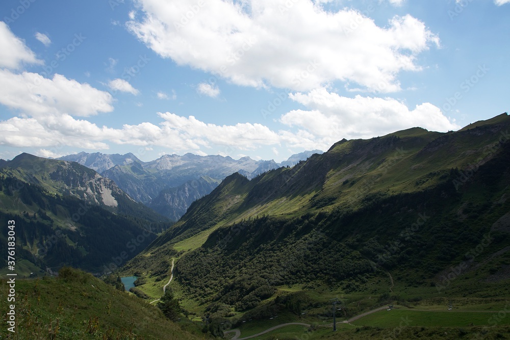 Panorama Bilder der Alpen vom Glatthon in 2134 Metern Höhe