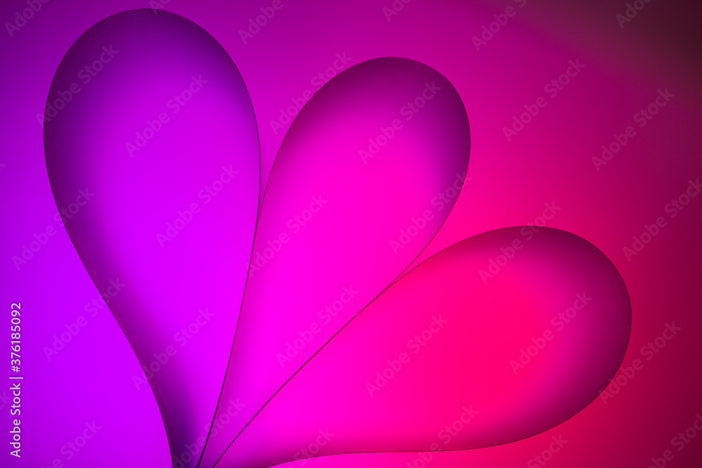 Fototapeta premium pink background with hearts