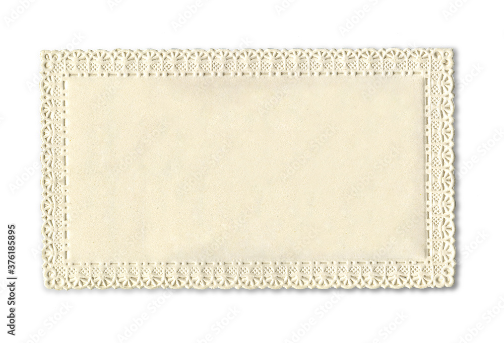 Blank label isolated on white background, with shadow Blank label isolated on white background, with shadow