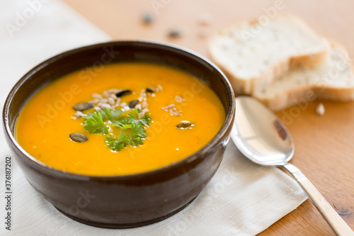 Quadro em tela Homemade pumpkin soup