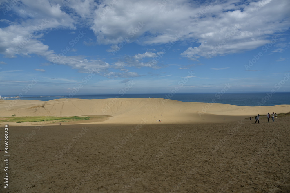 日本のとても美しい鳥取砂丘