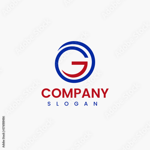 CG GC LETTER LOGO DESIGN VECTOR TEMPLATE