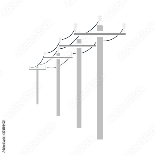 High Voltage Line Icon
