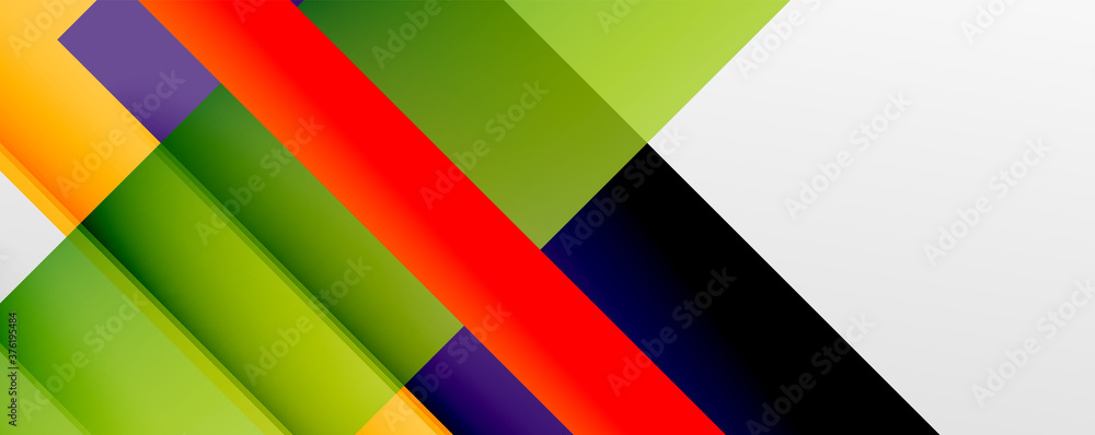 Geometric abstract backgrounds with shadow lines, modern forms, rectangles, squares and fluid gradients. Bright colorful stripes cool backdrops Geometric abstract backgrounds with shadow lines, modern forms, rectangles, squares and fluid gradients. Bright colorful stripes cool backdrops