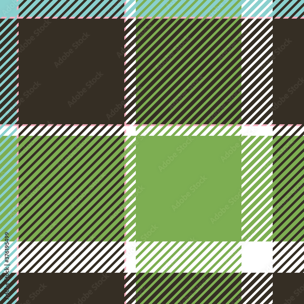 Plaid or tartan vector is background or texture in many color of graphic design Plaid or tartan vector is background or texture in many color of graphic design