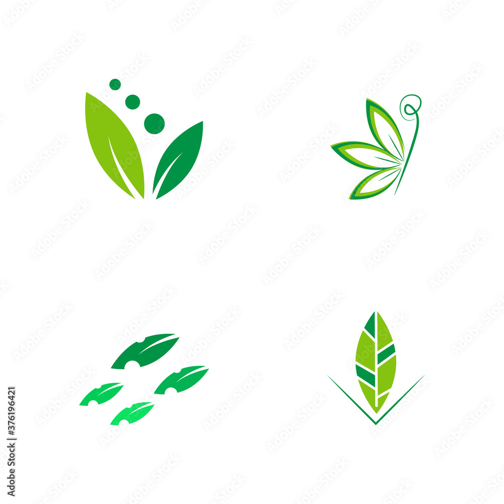 flat emblem logo design for Agriculture with the concept of green leaves vector. Green nature logo used for agricultural systems, farmers, and plantation products. logo template. flat emblem logo design for Agriculture with the concept of green leaves vector. Green nature logo used for agricultural systems, farmers, and plantation products. logo template.