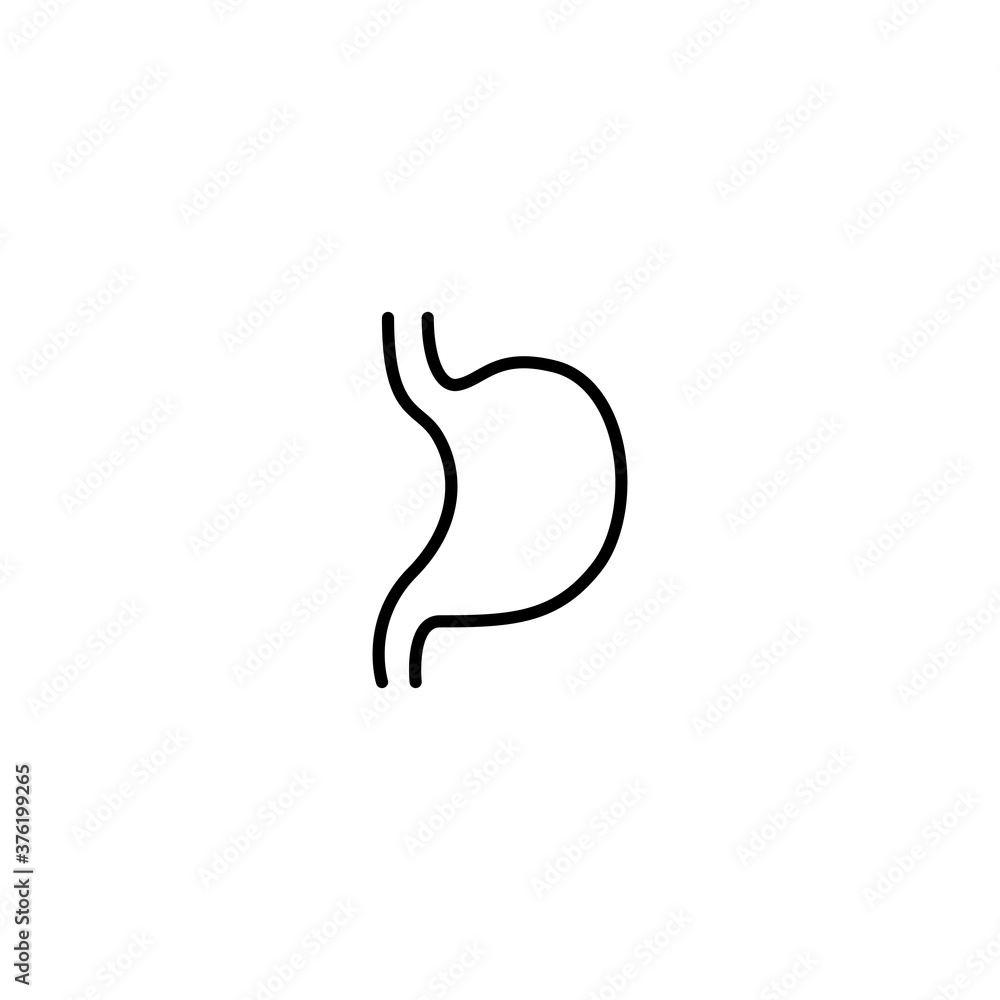 human organs, stomach icon vector illustration human organs, stomach icon vector illustration