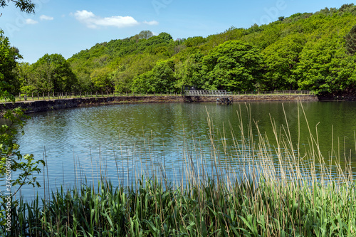 Meltham Mills Reservoir, Meltham near Holmfirth in West Yorkshire, England.
