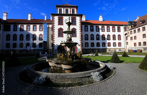 Schloss Elisabethenburg in Meiningen. Meiningen, Thueringen, Deutschland, Europa photo