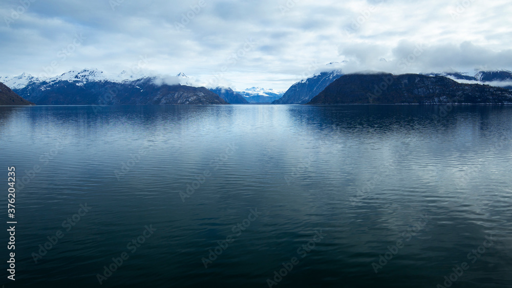 Island on Glacier Bay, Glacier Bay National Park, Alaska, USA