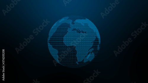 New aqua color globe image,New background earth image